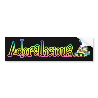 Adoralicious Logo Sticker Bumper Stickers by Adoralicious