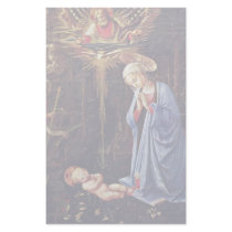 Adoration Of The Child And St. Bernard Customized Stationery