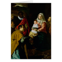 Adoration of the Kings, 1619 Greeting Cards
