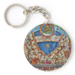 Adoration Of The Lamb By Beringarius Keychains