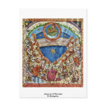 Adoration Of The Lamb By Beringarius Post Card