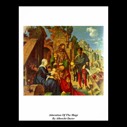 Adoration Of The Magi By Albrecht Durer Print