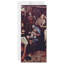Adoration Of The Magi,  By Bruegel D. Ä. Pieter Rack Cards