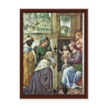 Adoration Of The Magi By Luini Bernardino Post Card