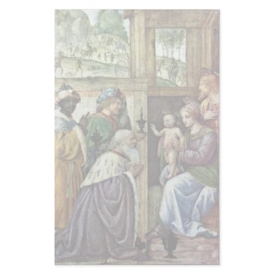 Adoration Of The Magi By Luini Bernardino Customized Stationery by Artcollection