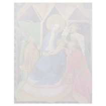 Adoration Of The Magi By Meister Der Goldenen Tafe Letterhead Template