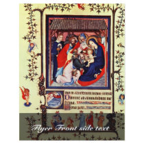 Adoration Of The Magi By Meister Des Paraments Von Flyer Design