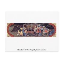Adoration Of The Magi By Paolo Uccello Post Card