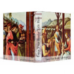 Adoration Of The Magi By Perugino Pietro 3 Ring Binder