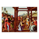 Adoration Of The Magi By Perugino Pietro Card