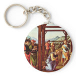 Adoration Of The Magi By Perugino Pietro Key Chains