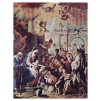 Adoration Of The Magi By Ricci Sebastiano Customized Letterhead