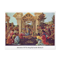 Adoration Of The Magi By Sandro Botticelli Post Card