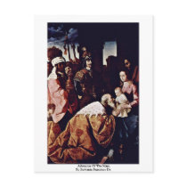 Adoration Of The Magi,  By Zurbarán Francisco De Post Card