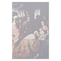 Adoration Of The Magi,  By Zurbarán Francisco De Stationery Design