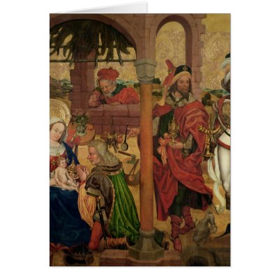 Adoration of the Magi, c.1475 Cards by bridgemanart