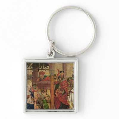 Adoration of the Magi, c.1475 Keychains by bridgemanart