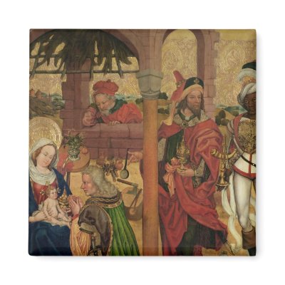 Adoration of the Magi, c.1475 Refrigerator Magnet by bridgemanart