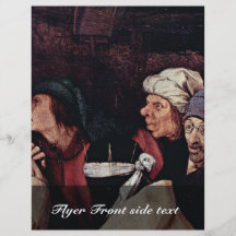 Adoration Of The Magi Detail By Bruegel D. Ä. Piet Custom Flyer