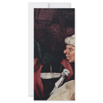 Adoration Of The Magi Detail By Bruegel D. Ä. Piet Full Color Rack Card