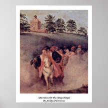 Adoration Of The Magi Detail By Jacopo Pontormo Poster
