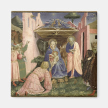 Adoration of the Magi, from the predella Refrigerator Magnet