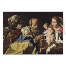 Adoration of the Magi Greeting Card