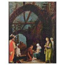 Adoration Of The Magi In The Snow By Huber Wolf Flyers