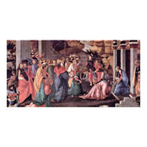 Adoration Of The Magi (London) By Botticelli Personalized Photo Card