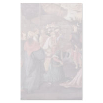Adoration Of The Magi (London) By Botticelli Custom Stationery