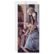 Adoration Of The Magi (London) Detail By Botticell Customized Rack Card