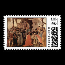 Adoration of the Magi postage by alyciakeating Adoration of the Magi postage