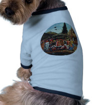Adoration Of The Magi, Tondo By Domenico Veneziano Dog Tshirt