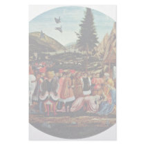Adoration Of The Magi, Tondo By Domenico Veneziano Custom Stationery
