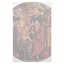 Adoration Of The Magi, Tondo By Tura Cosmè Custom Stationery