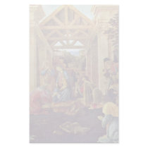 Adoration Of The Magi (Washington) By Botticelli Custom Stationery