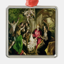 Adoration of the Shepherds, 1603-05 Christmas Ornaments