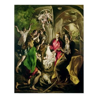Adoration of the Shepherds, 1603-05 Poster