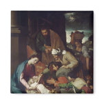 Adoration of the Shepherds, 1630 Fridge Magnets