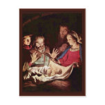 Adoration Of The Shepherds By Honthorst Gerard Van Postcard