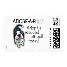 Adore-A-Bull Pit Bull! Postage