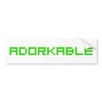 Adorkable Bumper Stickers