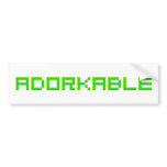 Adorkable Bumper Stickers