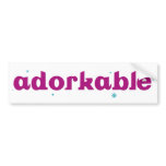 Adorkable Bumper Stickers