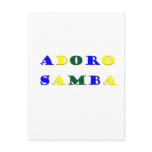 Adoro Samba Postcard
