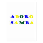 Adoro Samba Postcard