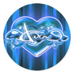 Adra Round Stickers