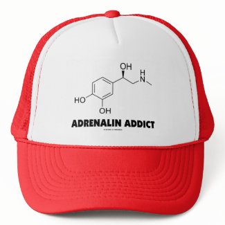 Adrenalin Addict (Adrenaline Epinephrine Molecule) hat