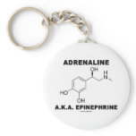 Adrenaline A.K.A. Epinephrine (Chemistry) Keychain