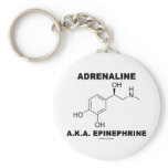 Adrenaline A.K.A. Epinephrine (Chemistry) Key Chain